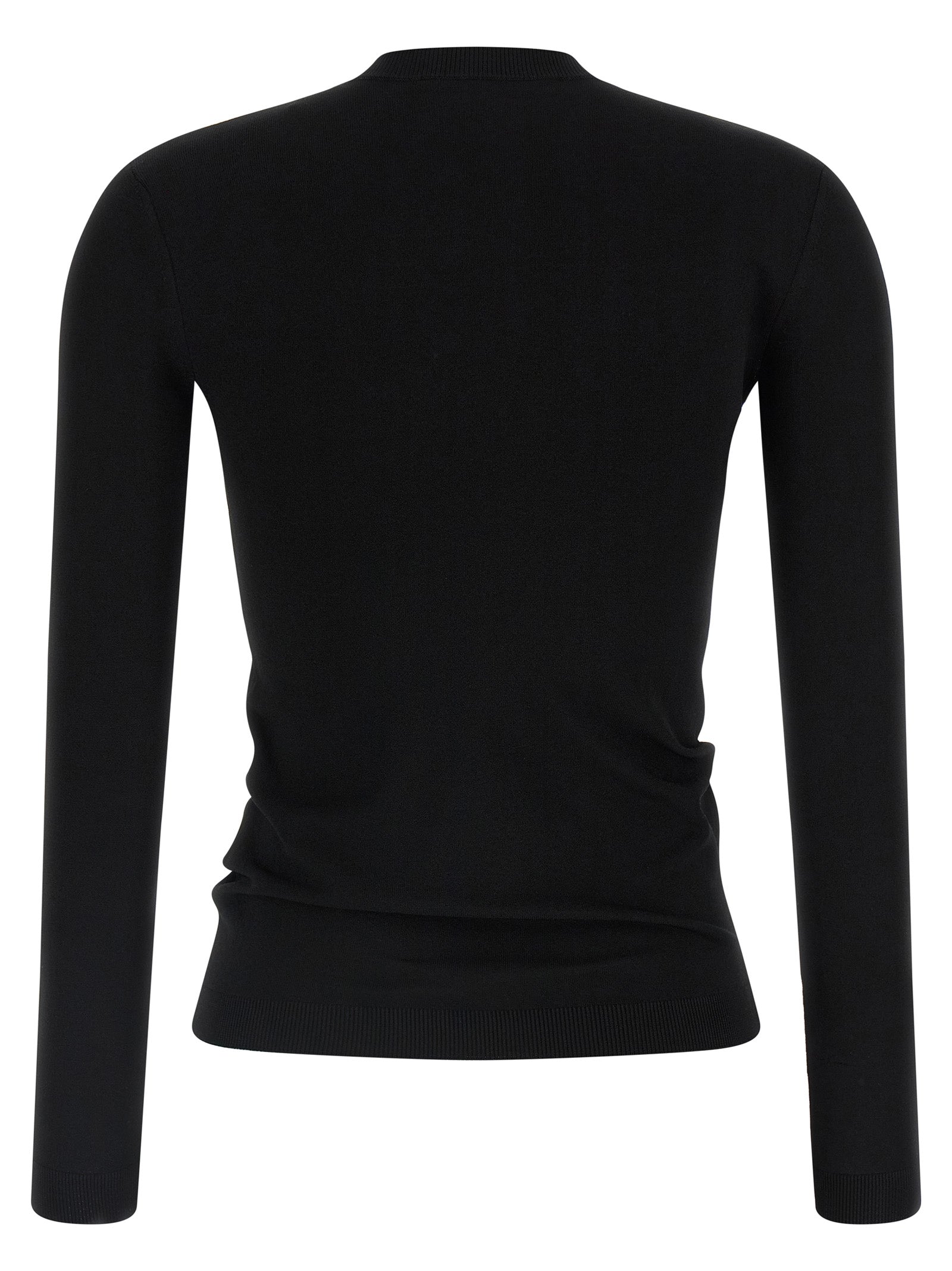 Valentino Garavani Black Viscose Cardigan Valentino Garavani