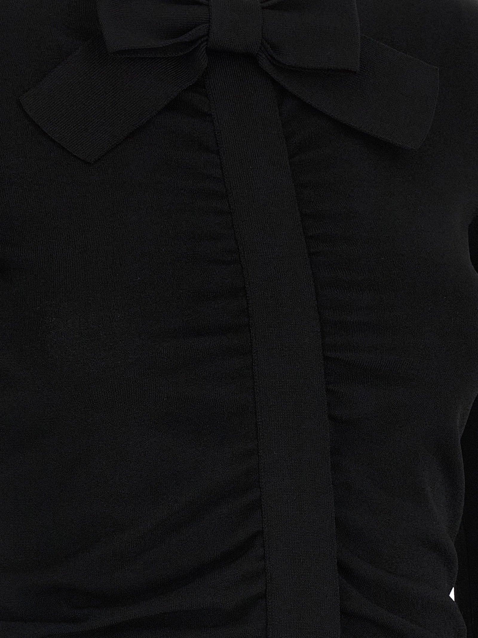 Valentino Garavani Black Viscose Cardigan Valentino Garavani