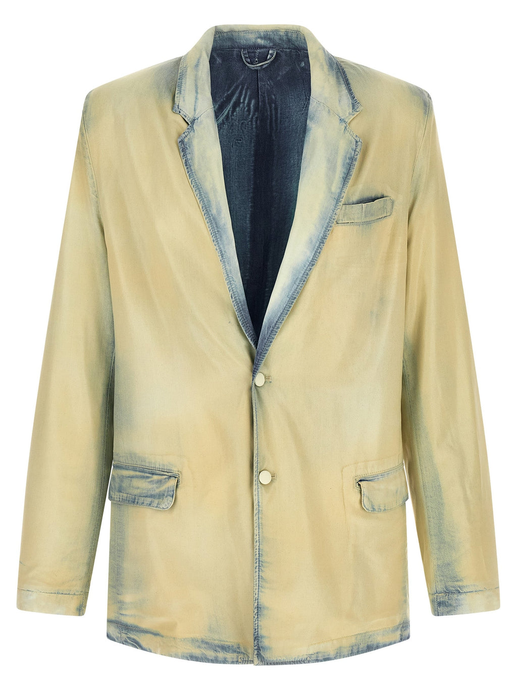 Diesel Beige Lyocell Blazer Diesel