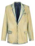 Diesel Beige Lyocell Blazer Diesel