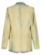 Diesel Beige Lyocell Blazer Diesel