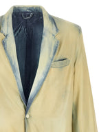 Diesel Beige Lyocell Blazer Diesel