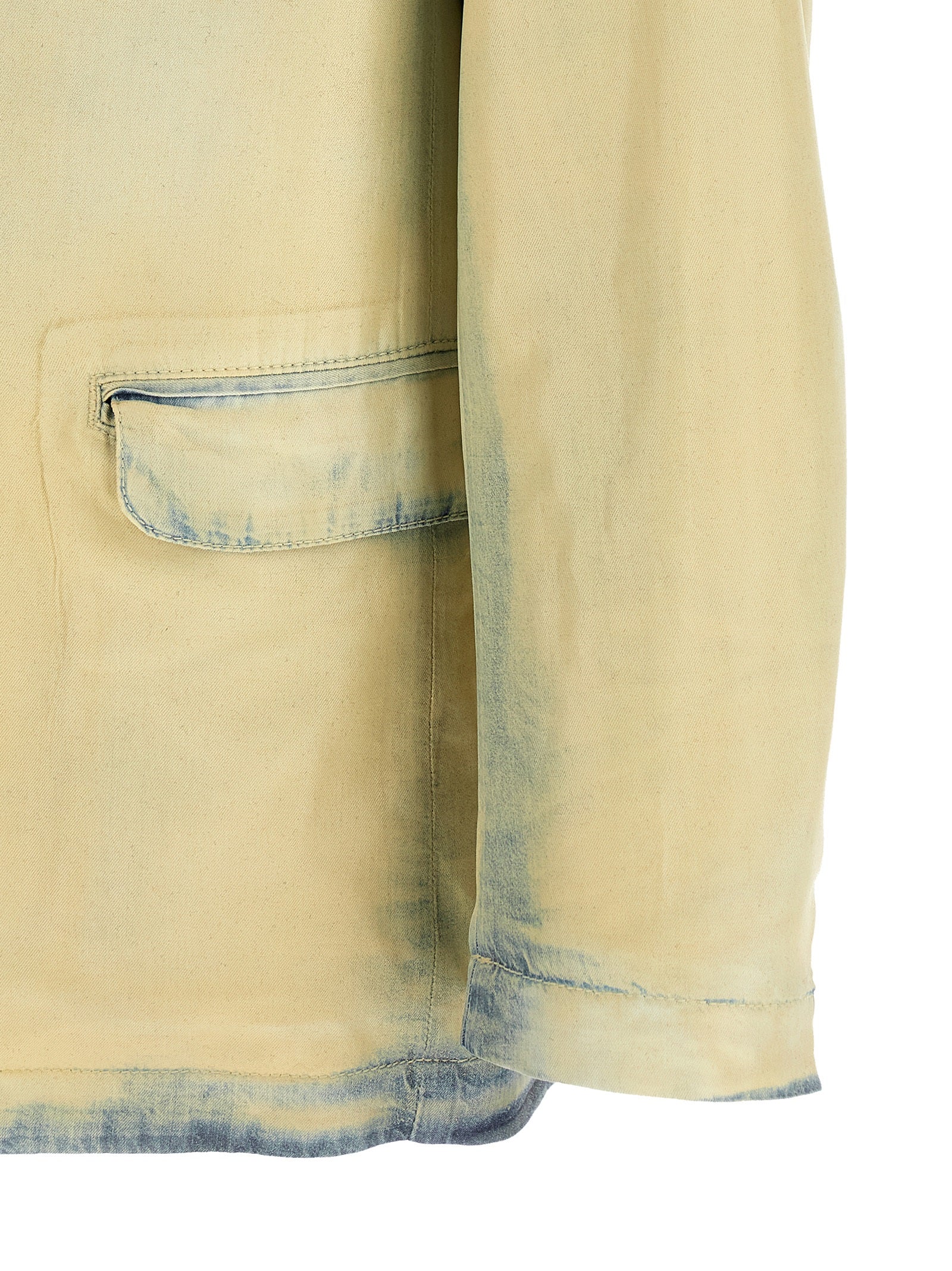 Diesel Beige Lyocell Blazer Diesel