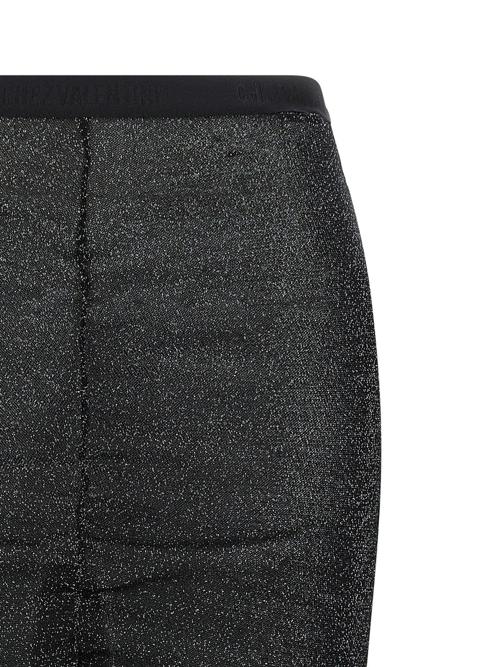Valentino Garavani Black Viscose Midi Skirt Valentino Garavani