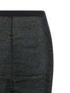 Valentino Garavani Black Viscose Midi Skirt Valentino Garavani