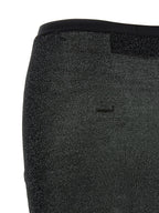 Valentino Garavani Black Viscose Midi Skirt Valentino Garavani