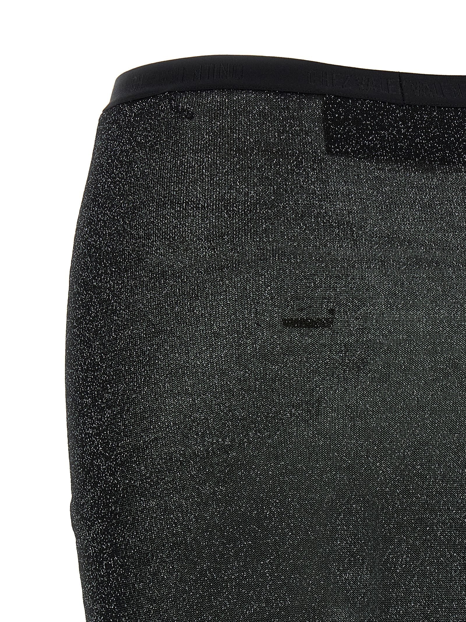 Valentino Garavani Black Viscose Midi Skirt Valentino Garavani