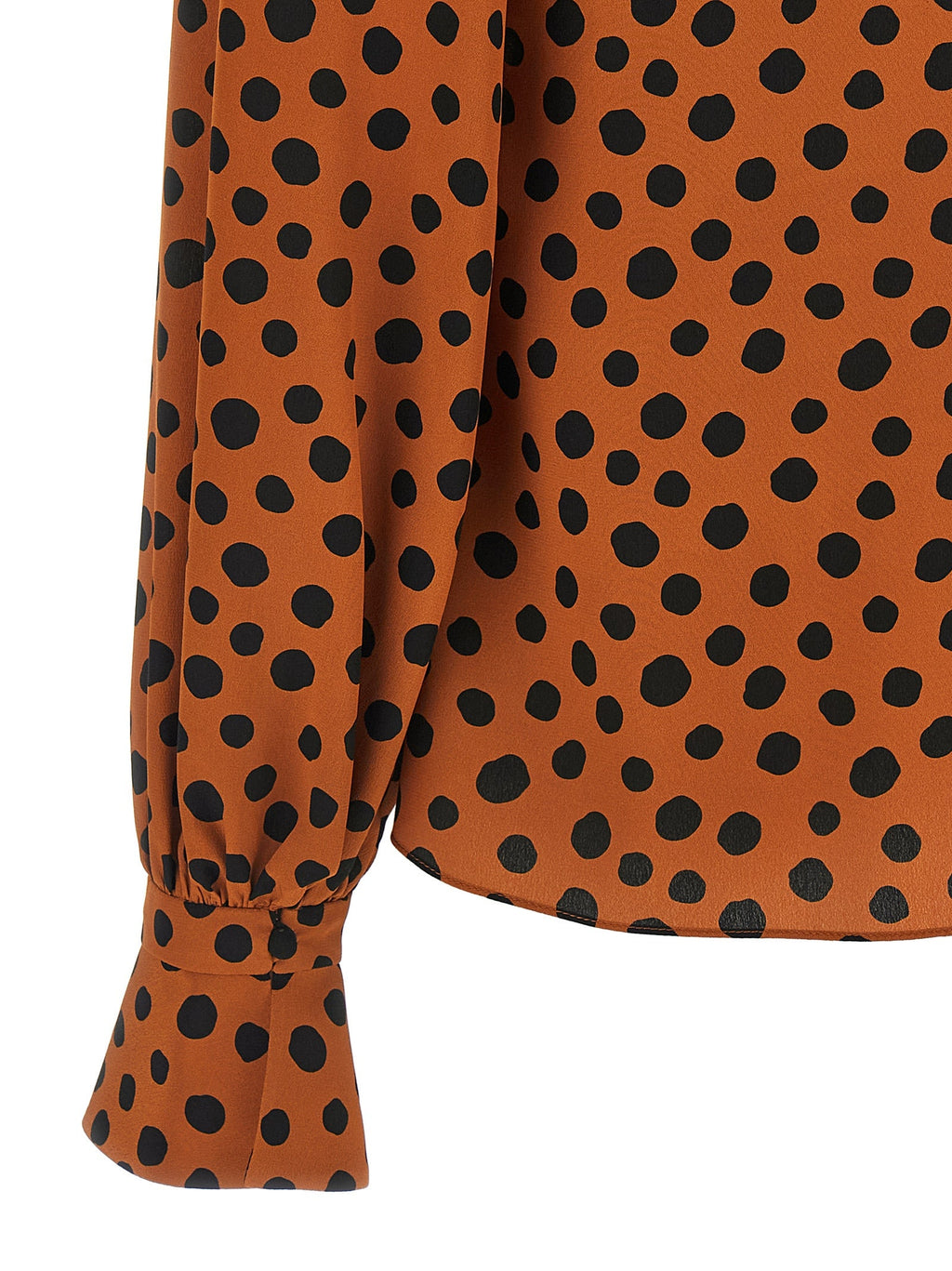 Valentino Garavani Orange Silk Blouse Valentino Garavani