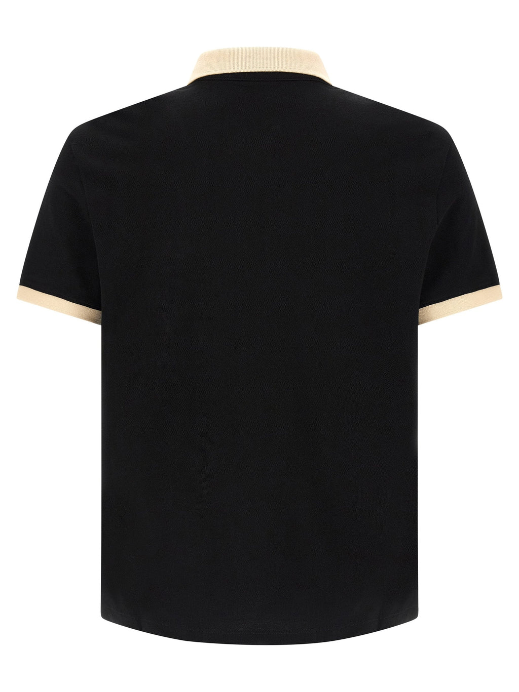 Valentino Garavani Black Cotton Polo Shirt Valentino Garavani