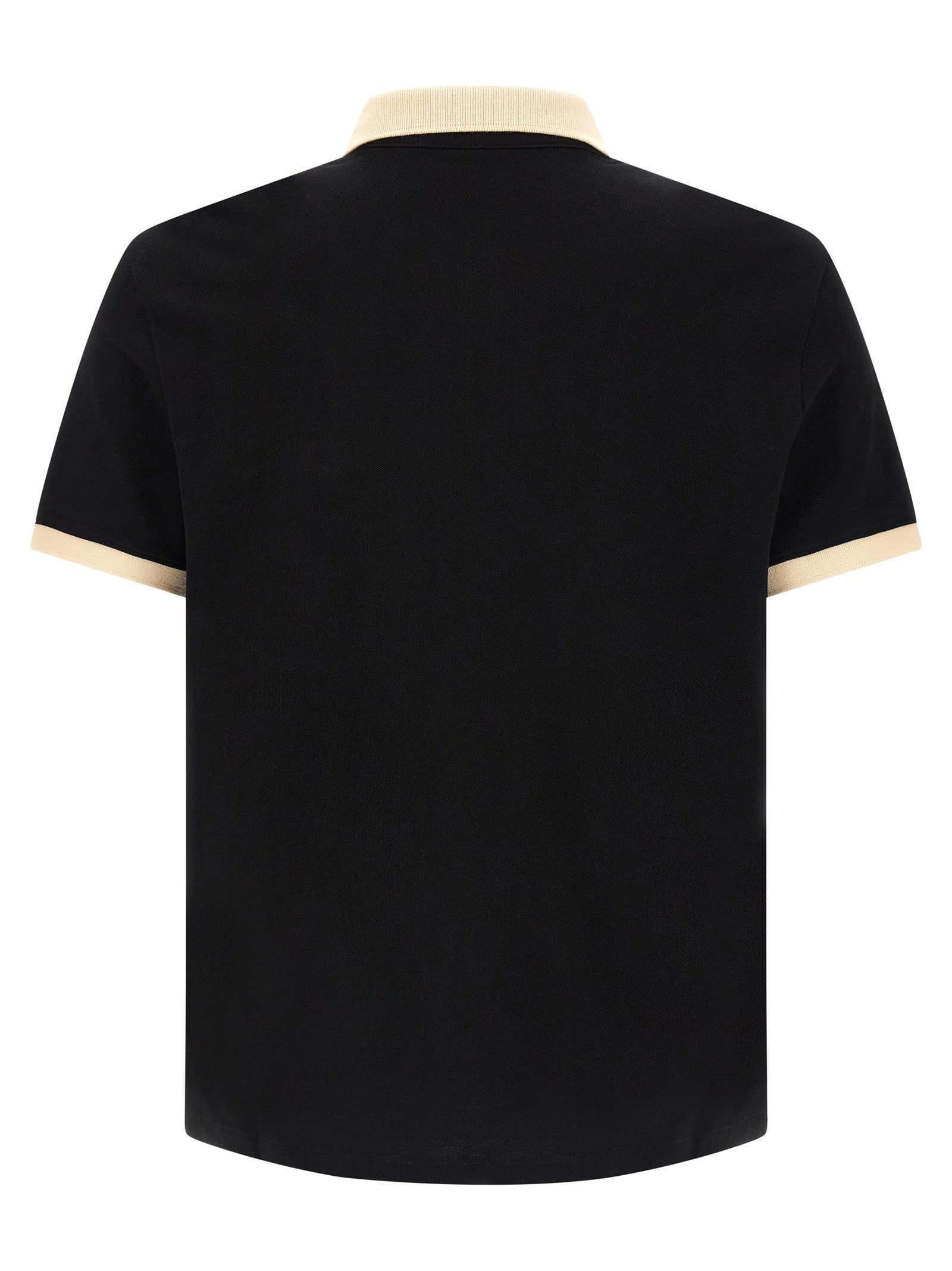 Valentino Garavani Black Cotton Polo Shirt Valentino Garavani