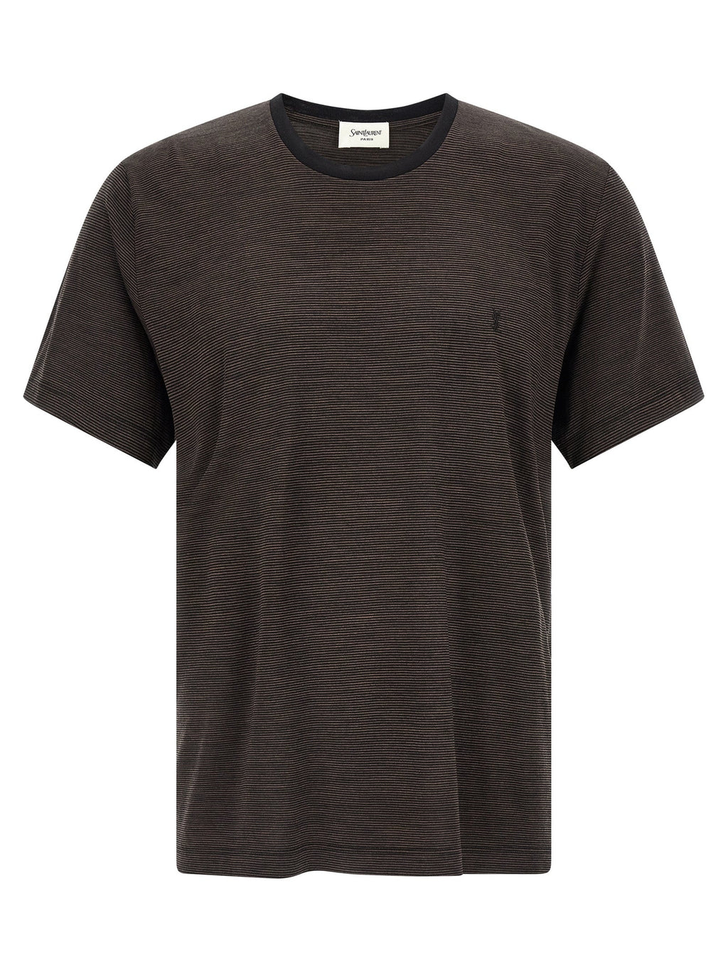 Saint Laurent Brown Wool T-Shirt Saint Laurent