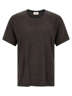 Saint Laurent Brown Wool T-Shirt Saint Laurent