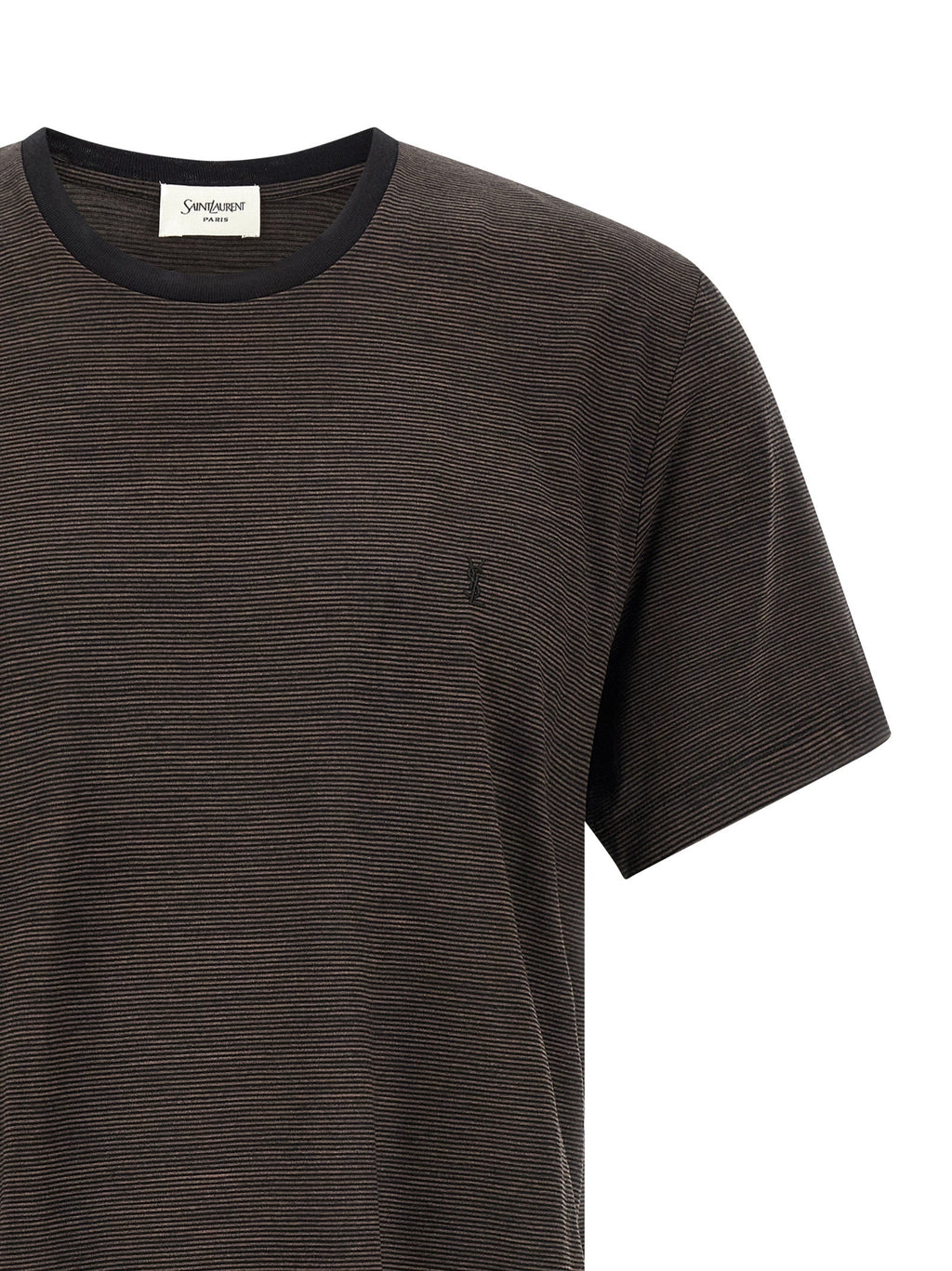 Saint Laurent Brown Wool T-Shirt Saint Laurent