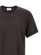 Saint Laurent Brown Wool T-Shirt Saint Laurent