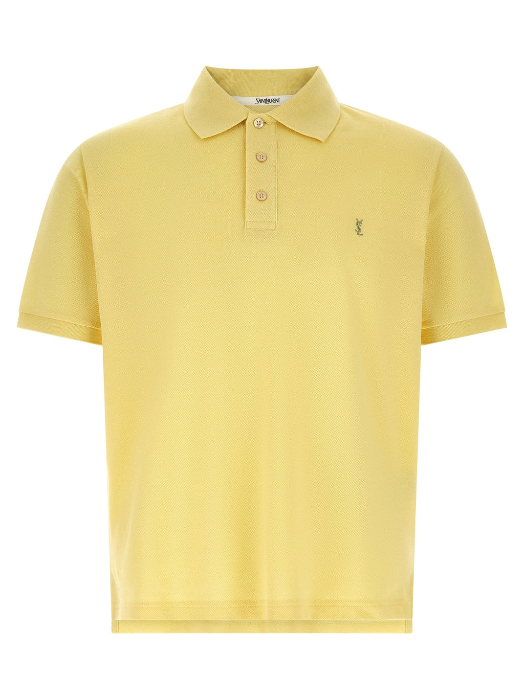 Saint Laurent Bicolor Cotton Polo Shirt Saint Laurent
