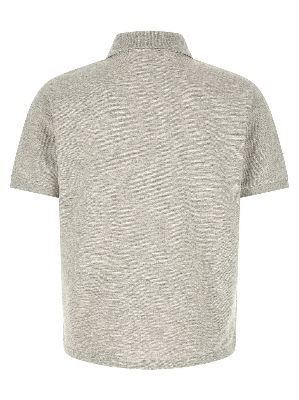 Saint Laurent Gray Cotton Polo Shirt Saint Laurent