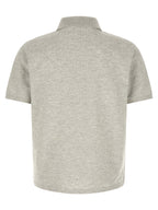 Saint Laurent Gray Cotton Polo Shirt Saint Laurent