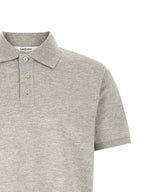 Saint Laurent Gray Cotton Polo Shirt Saint Laurent
