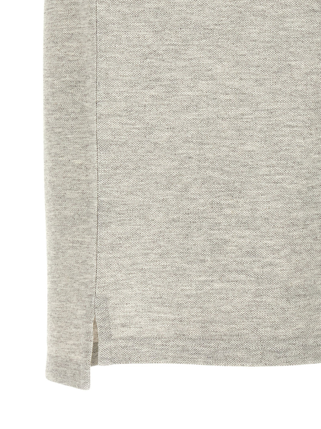Saint Laurent Gray Cotton Polo Shirt Saint Laurent