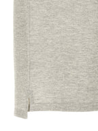 Saint Laurent Gray Cotton Polo Shirt Saint Laurent