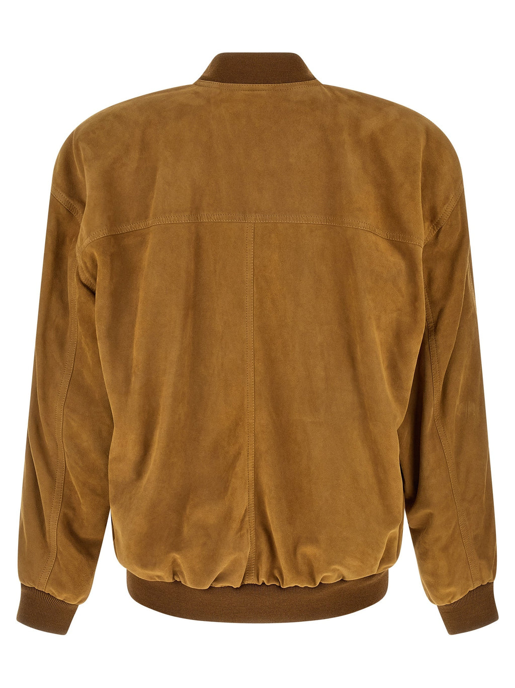 Saint Laurent Brown Lamb Leather Leather Jacket Saint Laurent