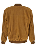 Saint Laurent Brown Lamb Leather Leather Jacket Saint Laurent