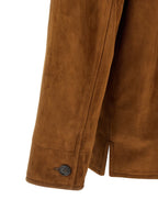 Saint Laurent Brown Lamb Leather Leather Jacket Saint Laurent