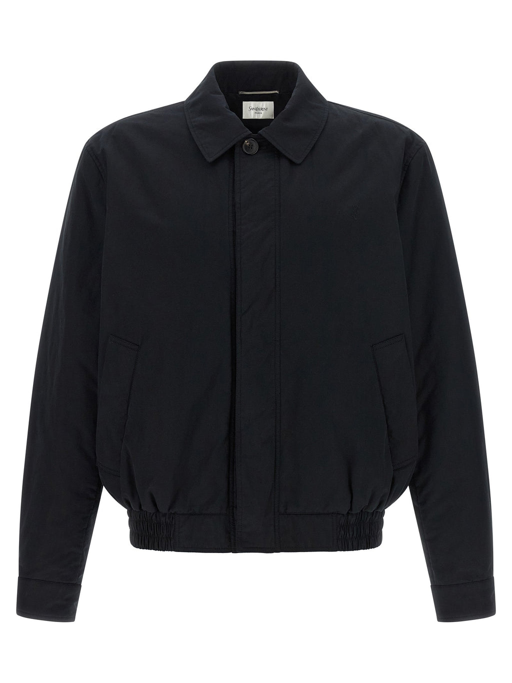 Saint Laurent Black Cotton Shell Jacket Saint Laurent