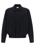 Saint Laurent Black Cotton Shell Jacket Saint Laurent