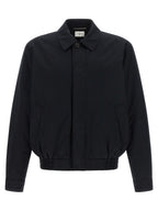 Saint Laurent Black Cotton Shell Jacket Saint Laurent