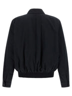 Saint Laurent Black Cotton Shell Jacket Saint Laurent