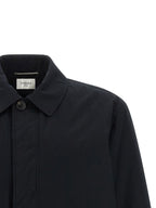 Saint Laurent Black Cotton Shell Jacket Saint Laurent