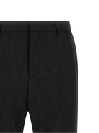 Saint Laurent Black Wool Dress Pants Saint Laurent