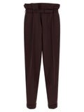 Saint Laurent Purple Wool Casual Pants Saint Laurent