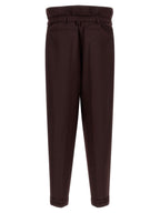 Saint Laurent Purple Wool Casual Pants Saint Laurent
