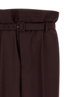 Saint Laurent Purple Wool Casual Pants Saint Laurent