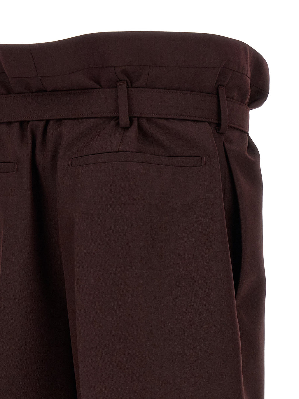 Saint Laurent Purple Wool Casual Pants Saint Laurent