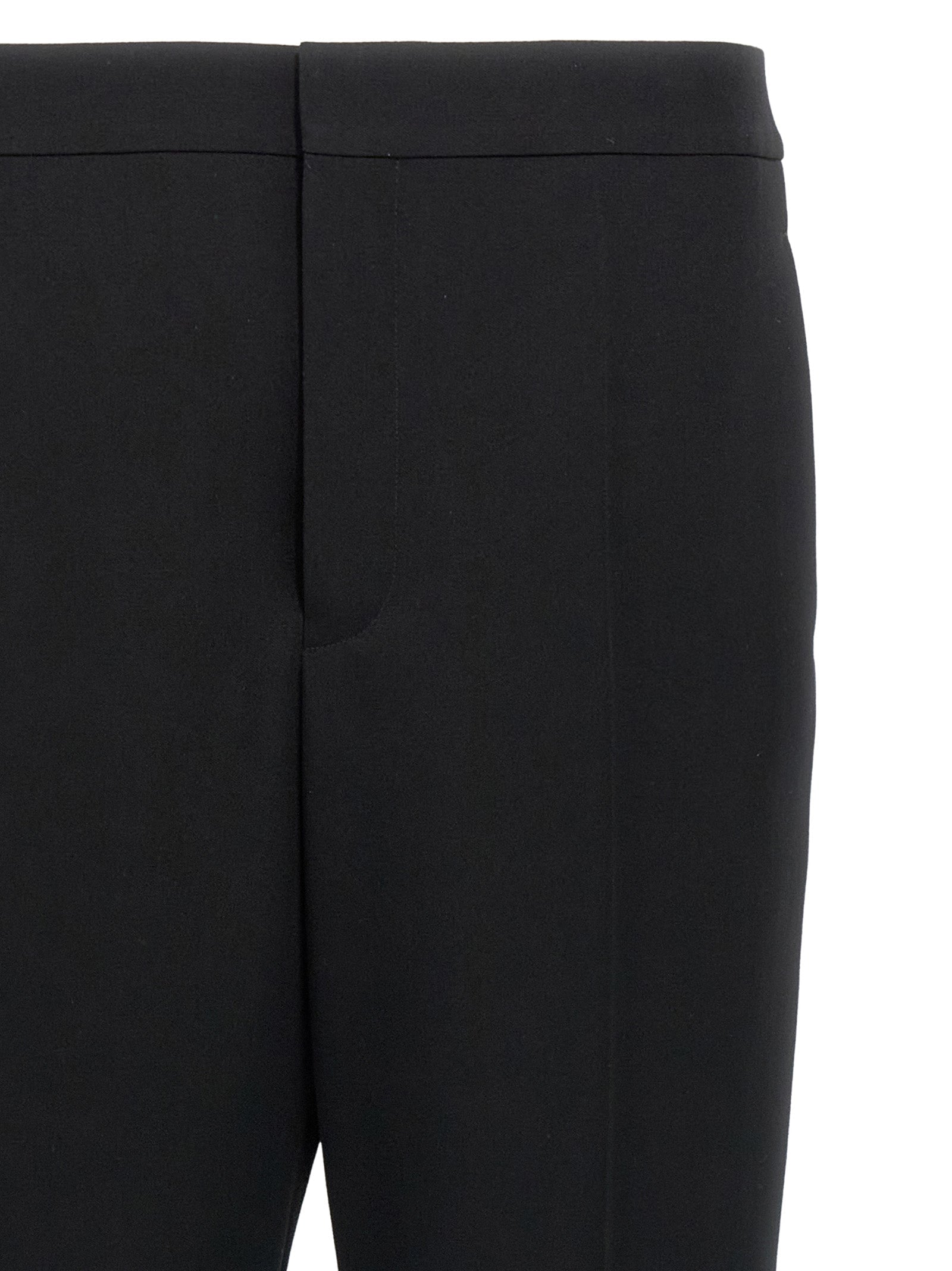 Saint Laurent Black Wool Dress Pants Saint Laurent