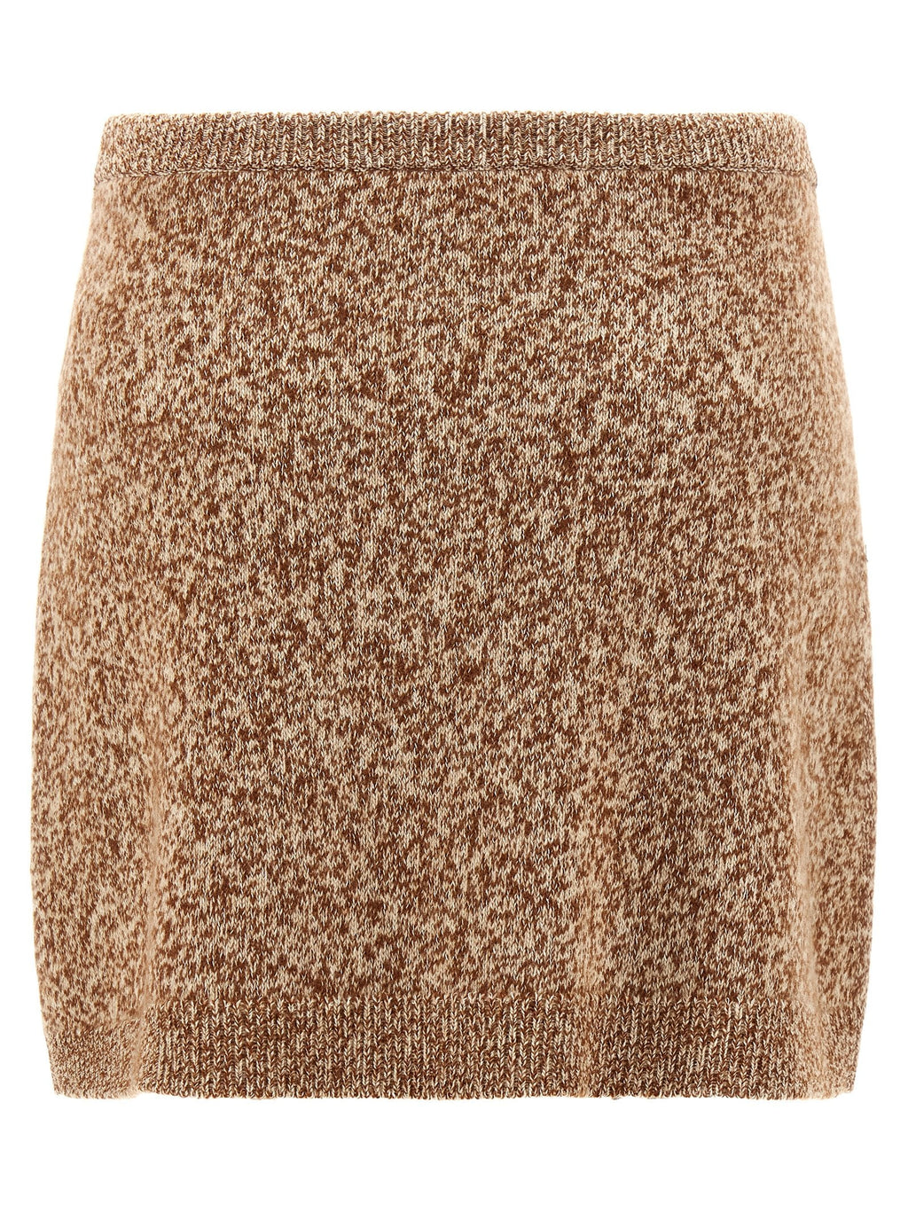 Versace Multicolor Virgin Wool Long Skirt Versace