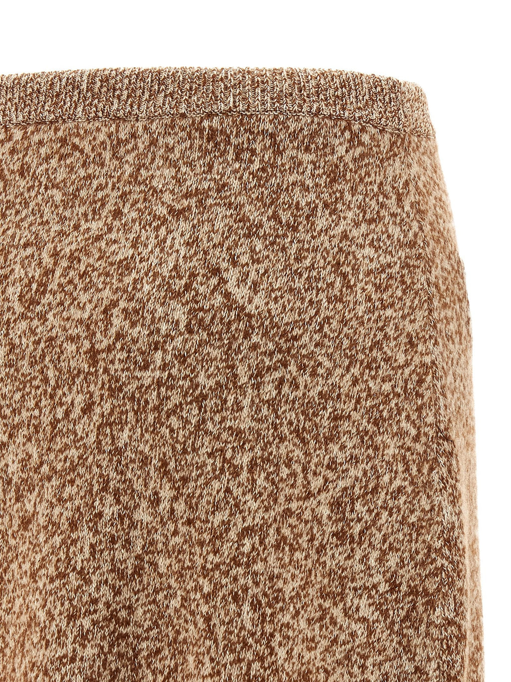 Versace Multicolor Virgin Wool Long Skirt Versace