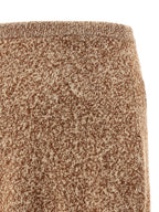 Versace Multicolor Virgin Wool Long Skirt Versace