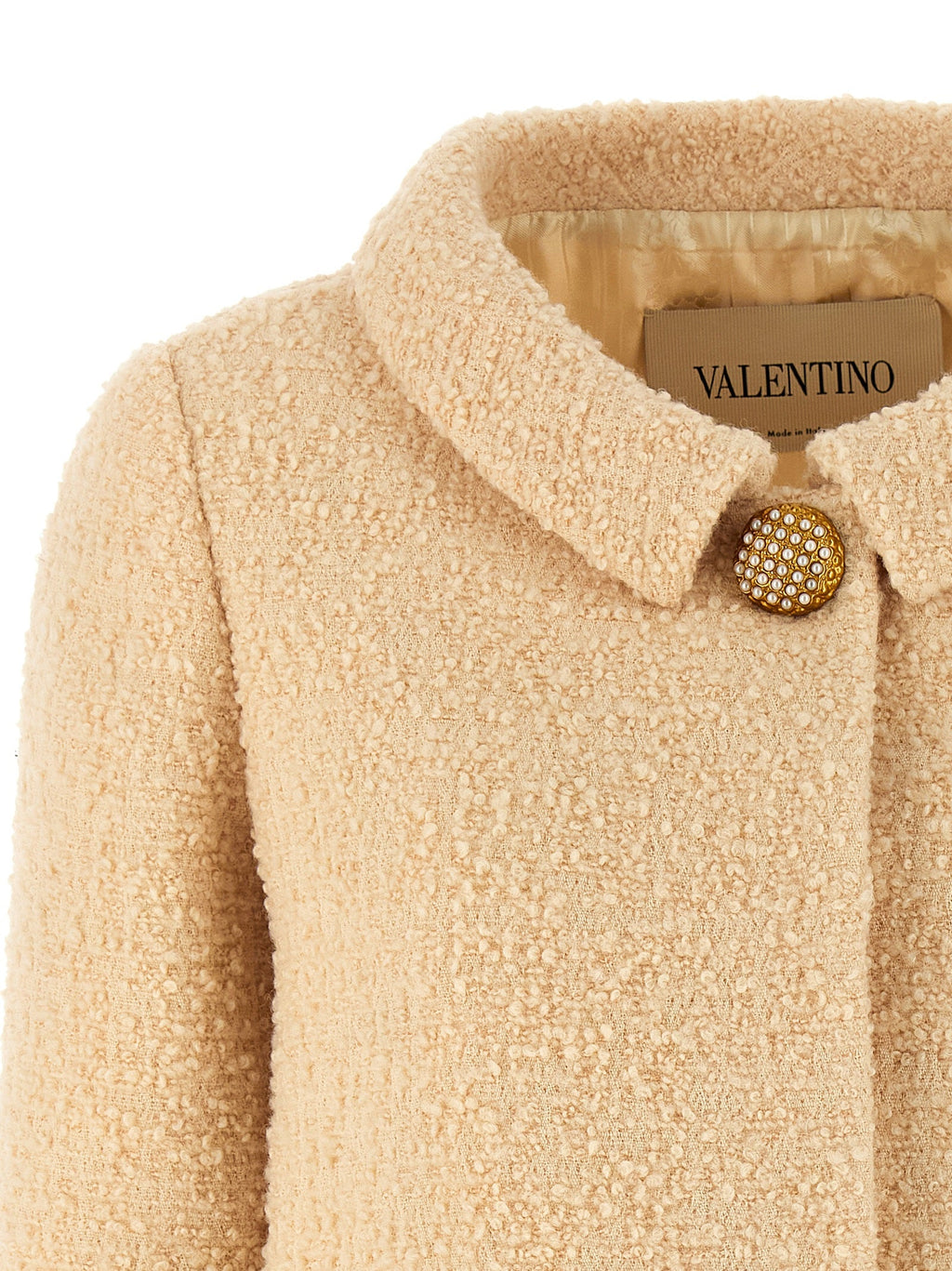 Valentino Garavani White Virgin Wool Blazer Valentino Garavani