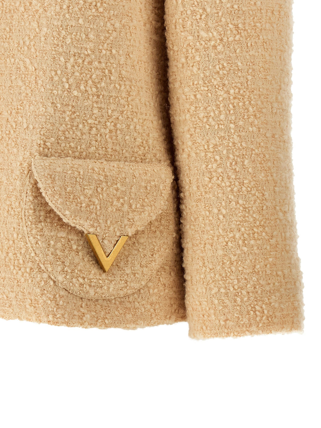 Valentino Garavani White Virgin Wool Blazer Valentino Garavani
