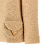 Valentino Garavani White Virgin Wool Blazer Valentino Garavani