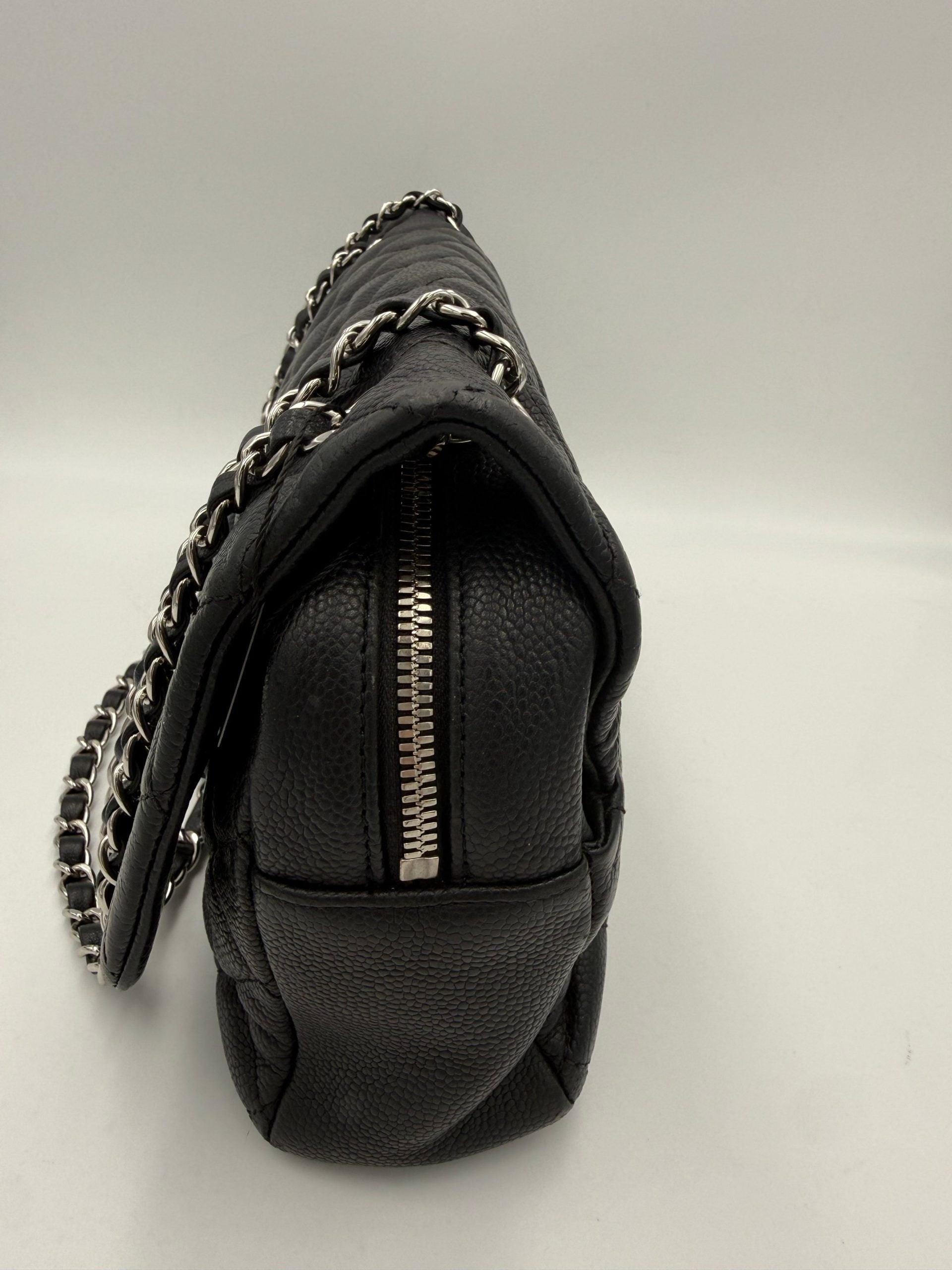 Chanel CHANEL Timeless Classique “ZIP FLAP BAG” Handbag Chanel