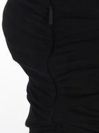 Saint Laurent Black Viscose Long Dress Saint Laurent