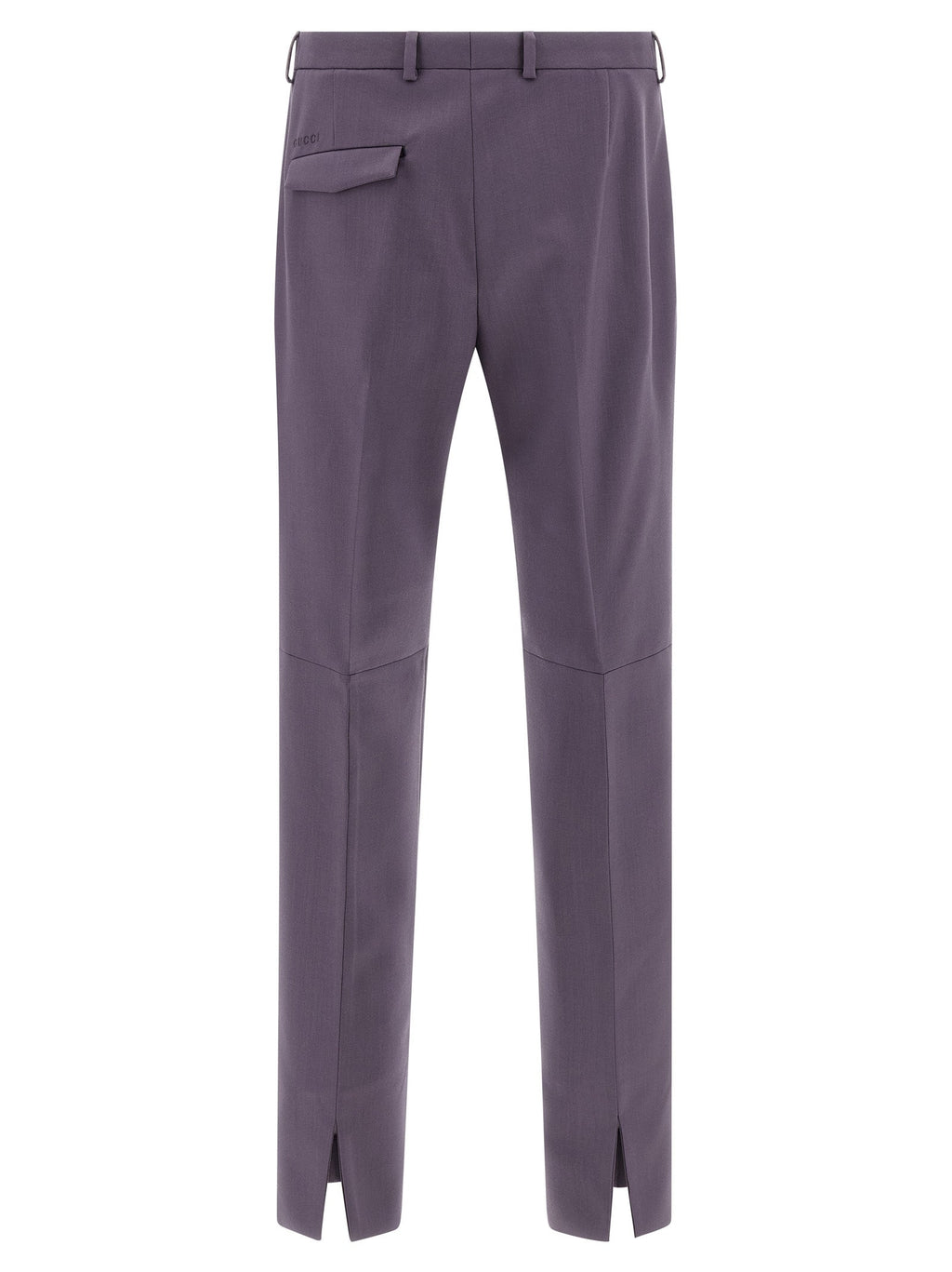 Gucci Purple Wool Dress Pants Gucci