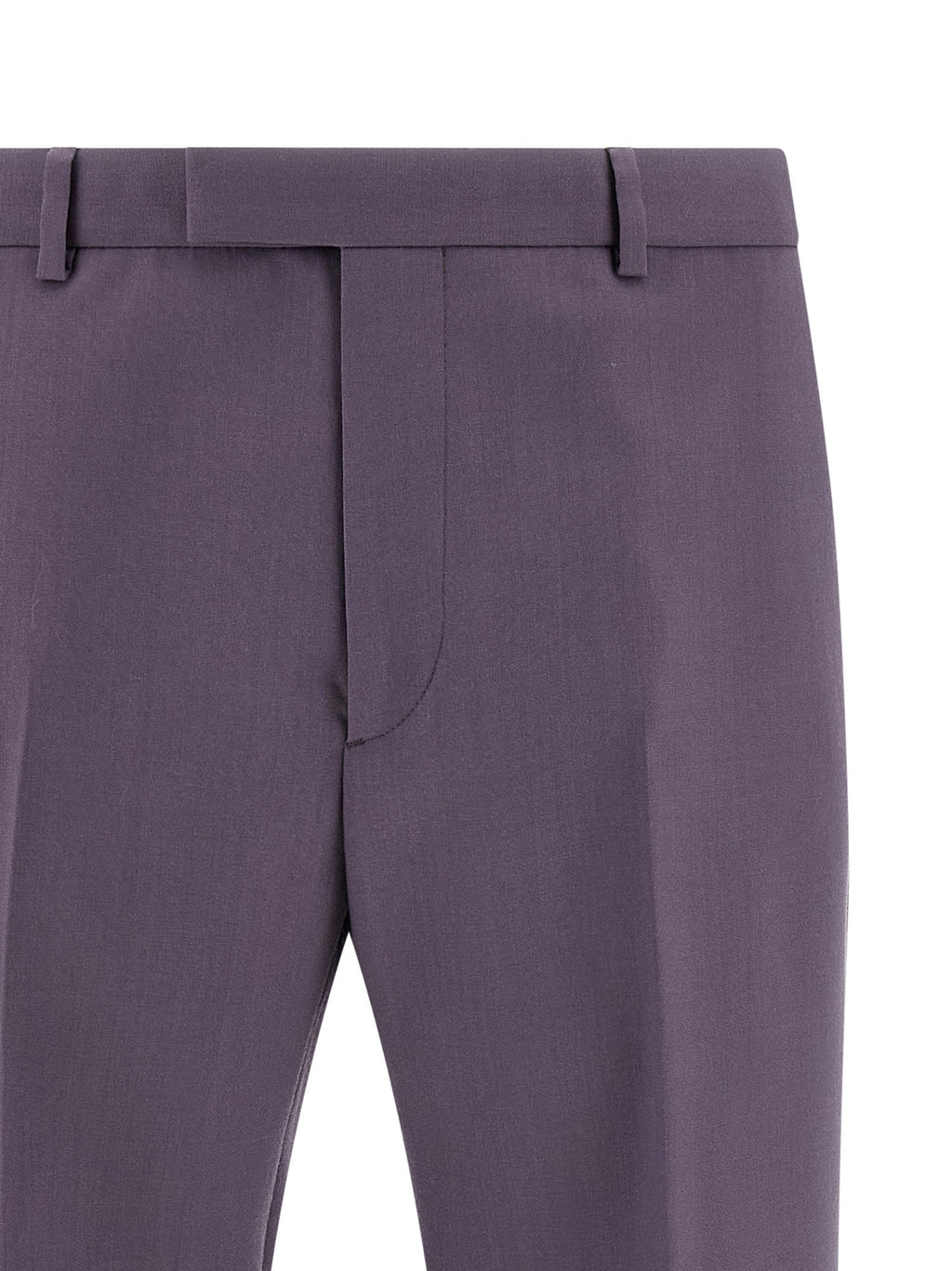 Gucci Purple Wool Dress Pants Gucci
