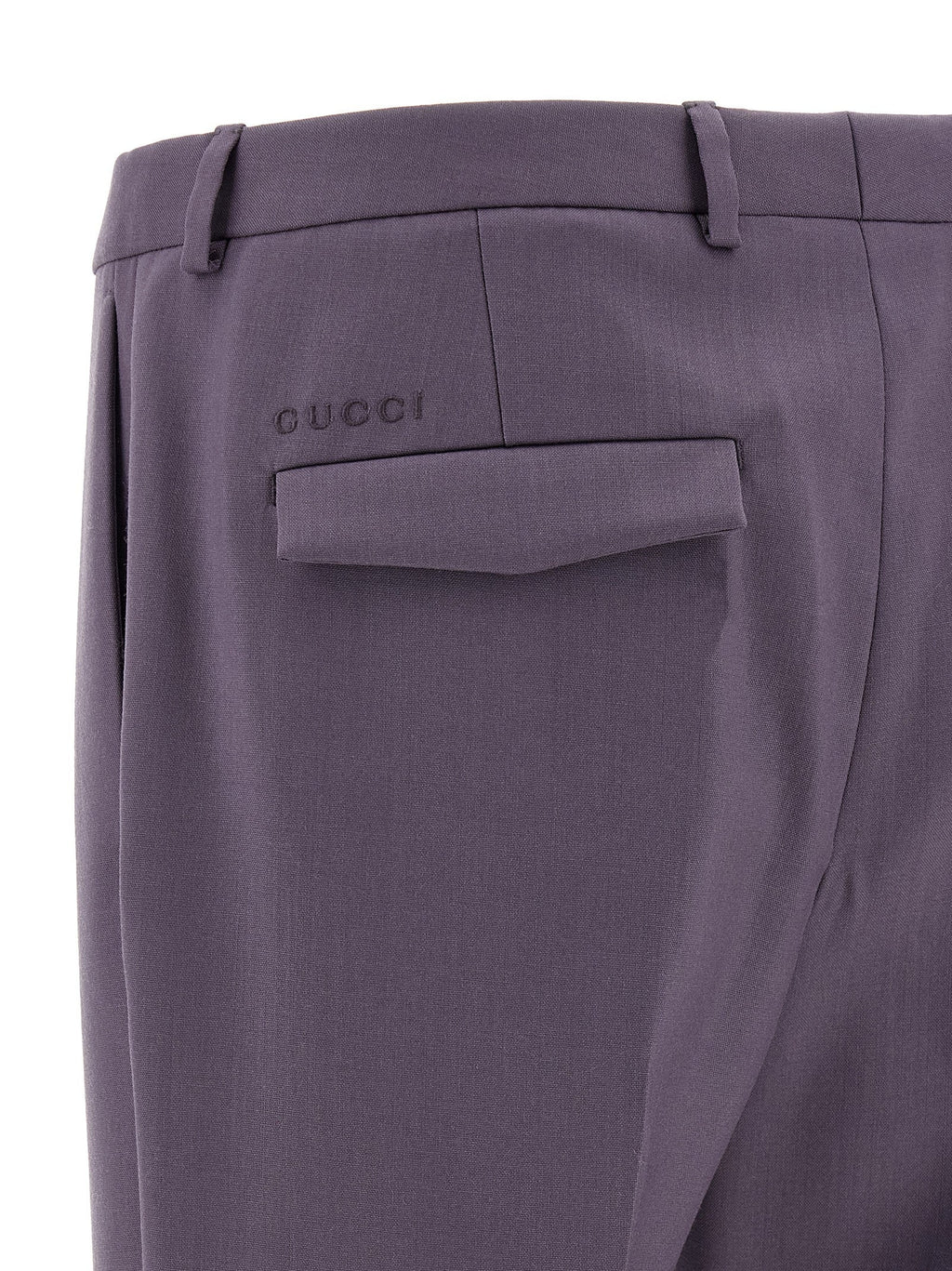 Gucci Purple Wool Dress Pants Gucci