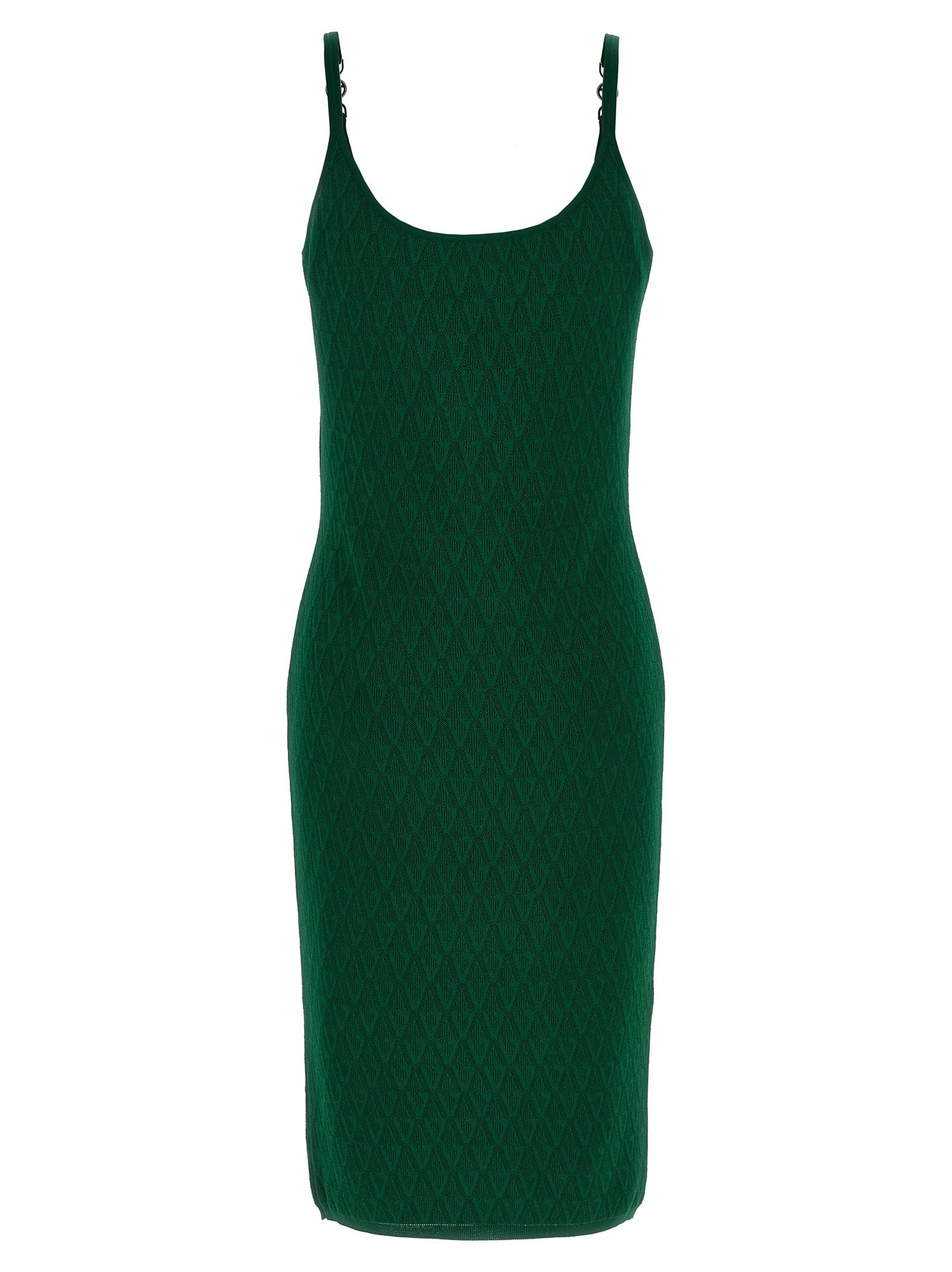 Versace Bicolor Viscose Midi Dress Versace